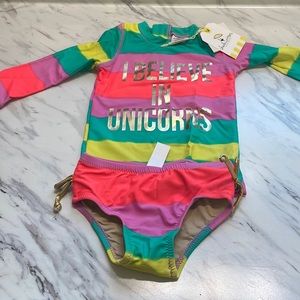 Shade Critters rashgaurd 2 pc swim set 12-18 months